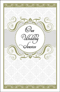 Wedding Program Cover Template 13E - Graphic 10